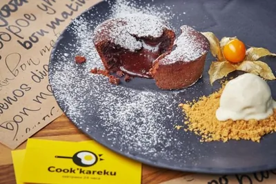 Шоколадный флан от кафе Cook’kareku