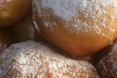 Пончики с заварным кремом