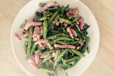 Второе из стручкового гороха