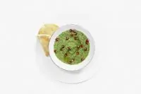 Хумус со шпинатом