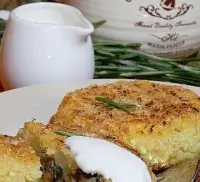 Пшенно-картофельные зразы с грибами