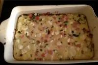 Фриттата с кабачками и фетой