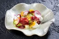 Оливье с олениной