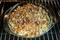 Запеканка из цветной капусты и брокколи