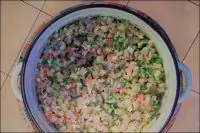 Оливье с языком