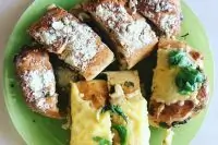 Домашний хлеб с базиликом и сыром