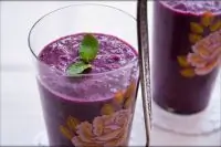 Гречневая каша без варки с ягодным соусом