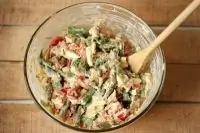 Салат с куриным филе и стручковой фасолью