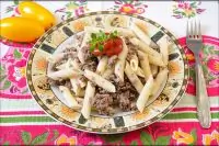 Паста с мясным соусом