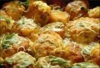 Диетические куриные шарики в йогурте