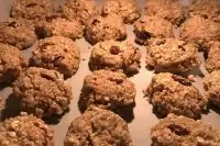 Овсяное печенье с бананом и орехами