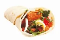 Шашлык из свинины в лаваше