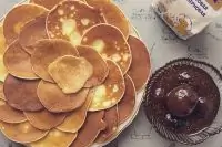 Оладушки из рисовой муки на кефире