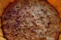 Творожная запеканка с бананом и грушей