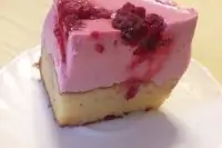 Диетический малиновый мини-тортик