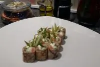 Блинчики с лососем и сыром