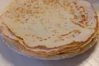 Заварные рисовые блинчики на молоке