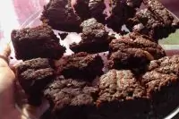 Постный брауни