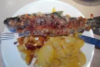 Форель в миндальном пальто