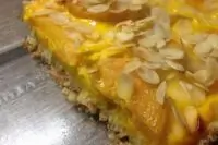 Творожно-фруктовый пирог