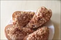 Груши запеченые с творогом