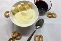 Манная каша на топленом молоке со сливочным маслом