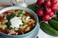 Окрошка по-волжски