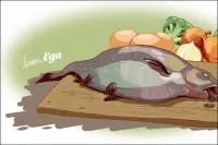 Лещ, фаршированный кашей