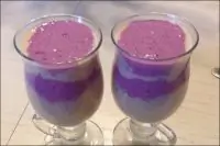 Протеиновый бананово-ягодный смузи