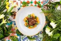 Ньокки с бараньей голенью