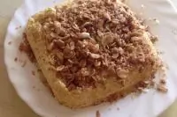 Творожно-яблочное суфле с корицей и медом