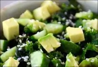 Зеленый салат из суперфудов