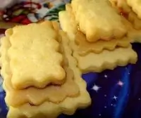 Лимонное печенье с марципаном