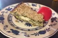 Шпинатная-сырная запеканка (без муки!)