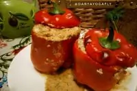 Фаршированные перцы с индейкой