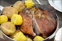 Запеченная свиная рулька