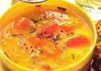 Овощной суп с тыквой и чечевицей