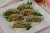 Рулет с овощами