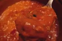 Томатный суп с сыром