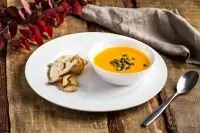 Пикантный суп-пюре из тыквы