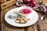 Теплый свекольный крем-суп от шеф-повара ресторана «Ткемали»