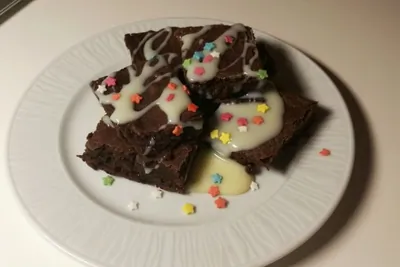 Брауни без яиц и растительного масла