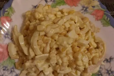 Салат из кальмаров «Нежный»