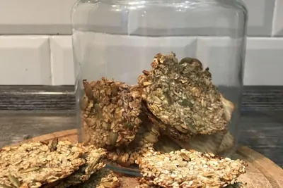 Печенье из овсяных хлопьев и банана