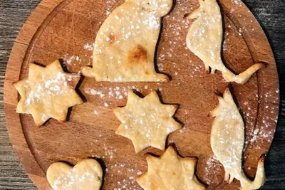 Творожное печенье с ванилью