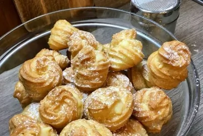 Заварные пирожные с заварным кремом