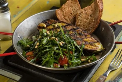 Стейк из баклажана