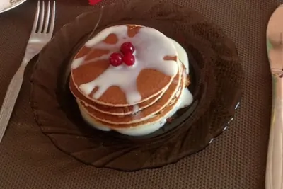 Американские блинчики с ванильным сахаром