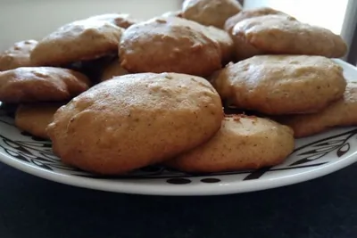 Постное печенье с тыквенным пюре