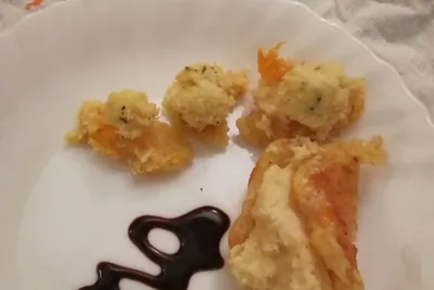 Воздушный сырный мусс с тимьяном